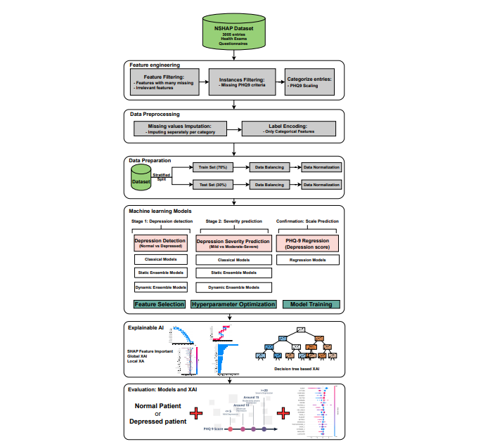 Explainable Multi-Layer Dynamic Ensemble Framework Optimized for Depression Detection and Severity Assessment